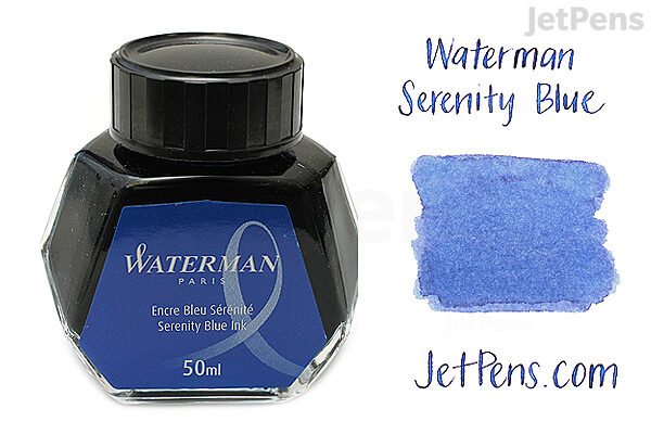 Waterman Serenity Blue Ink - 50 ml Bottle - WATERMAN S0110720