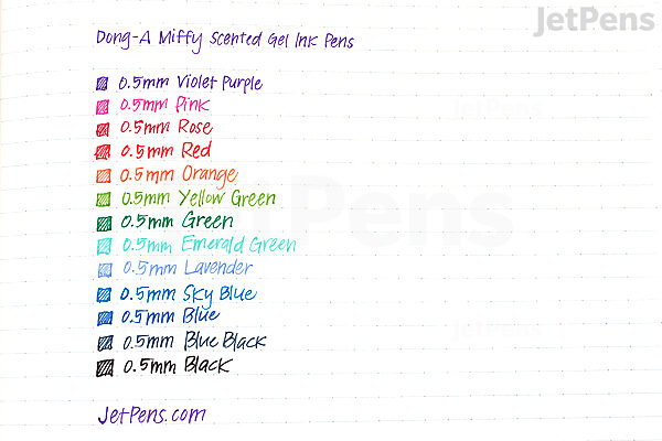 Dong-A Miffy Scented Gel Pen - 0.5 mm - Orange - DONGA MIFFY 10
