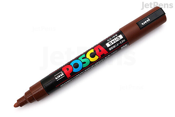  Uni Posca Paint Marker Pen PC-5M , Medium Point, White Ink,  Value Set of 3