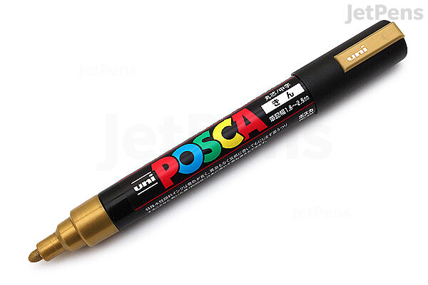 Uni Posca Paint Marker PC-5M - Gold - Medium | JetPens