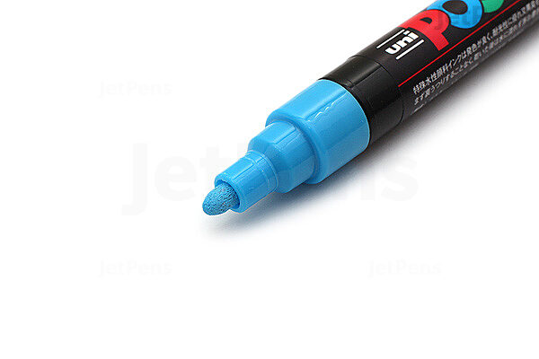 Uni Posca Paint Marker PC-5M - Light Blue - Medium Point - UNI PC5M.8