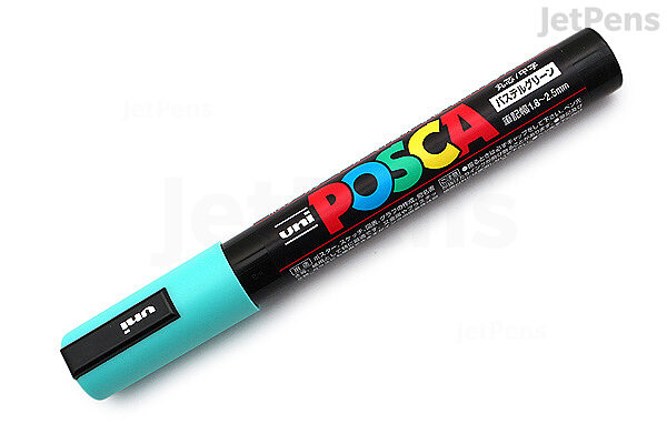 POSCA, Set of 8 x PC5M Paint Pens, Soft Pastel Colours