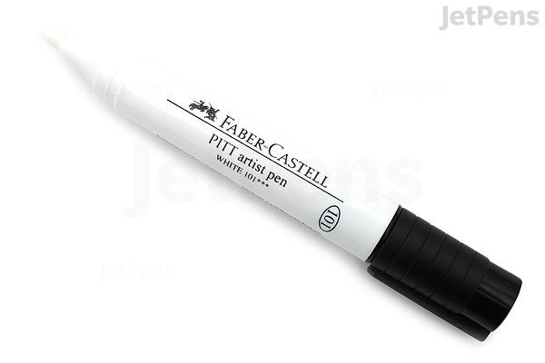 Faber-Castell 167501 - felt pen Pitt Artist White. White, line width C calligraphy 10 pieces Faber-Castell 167501 - felt pen Pitt Artist White. White, line width C calligraphy 10 pieces