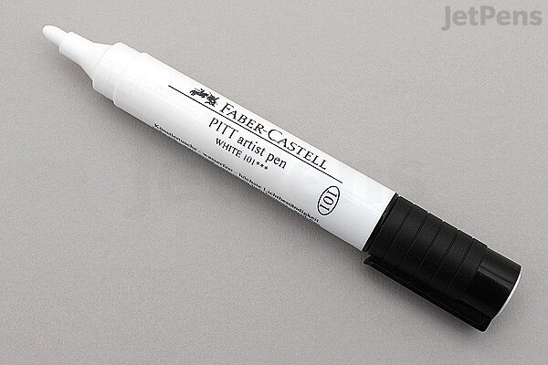 Faber Castell PITT Artists Pen Calligraphy White - J&M Bookstore