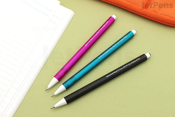 Enpitsu Note Book Kokuyo Enpitsu Sharp Mechanical Pencil - 0.7 mm - Candy Color Blue ...