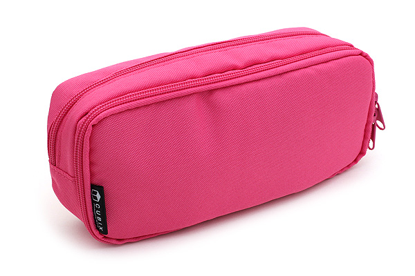 Cubix Round Zip Box Pen Case - Pink - JetPens.com