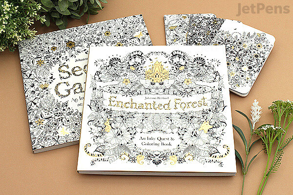 COLORING BUNDLE Secret Garden and Enchanted Forest by Johanna