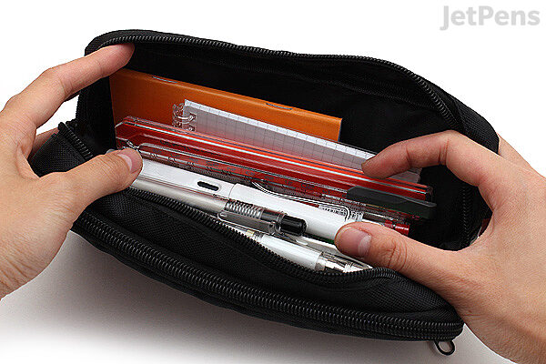 Arber Large Capacity Pencil Pen Case - Simple Zipper Organizer Box