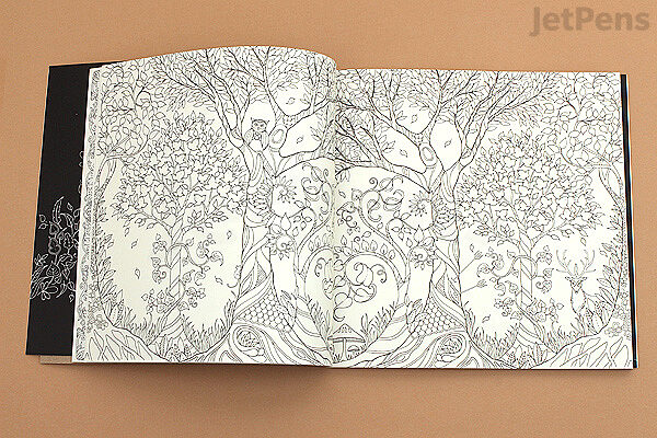 Johanna Basford Enchanted Forest Mini Booklet Coloring Book