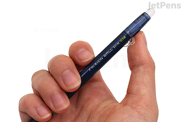 Pilot Frixion Ball Slim Gel Pen 0 38 Mm Blue Black Jetpens Pilot Frixion Ball Slim Gel Pen 0 38 Mm Blue Black Jetpens