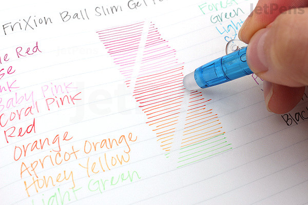 Pilot Frixion Ball Slim Gel Pen 0 38 Mm Color Bundle Jetpens Pilot Frixion Ball Slim Gel Pen 0 38 Mm Color Bundle Jetpens