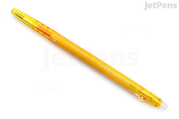 Pilot Frixion Ball Slim Gel Pen 0 38 Mm Honey Yellow Jetpens Pilot Frixion Ball Slim Gel Pen 0 38 Mm Honey Yellow Jetpens