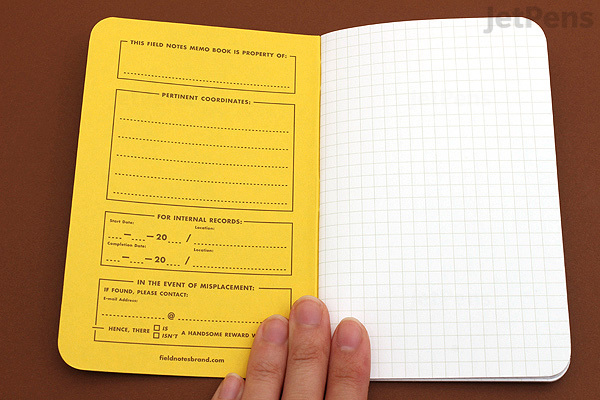 field notes shenandoah memo books 3 5 quot x 5 5 quot 48 pages calligraphy graph paper