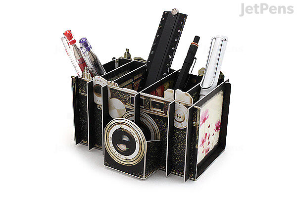 Pencil Caddy,vintage Crayons Label, Storage Pots,wall Grid Storage,bulldog  Clip,organiser Bin,small Storage,makeup Organiser 