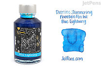 Diamine Blue Lightning Ink - Shimmering - 50 ml Bottle - DIAMINE INK 9004