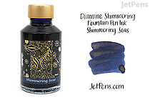 Diamine Shimmering Seas Ink - Shimmering - 50 ml Bottle - DIAMINE INK 9006