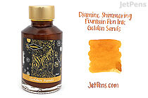 Diamine Golden Sands Ink - Shimmering - 50 ml Bottle - DIAMINE INK 9008