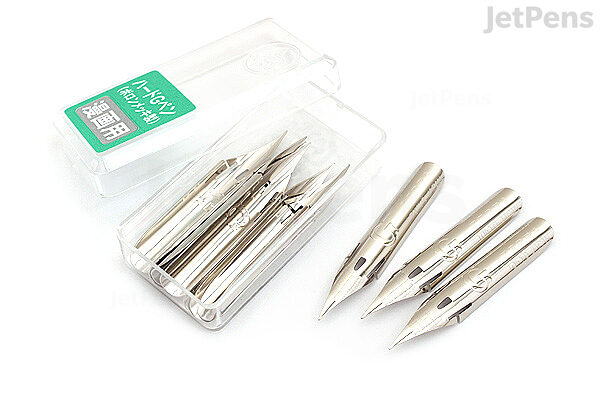  2Set X Zebra Comic G Model Chrome Pen Nib, Pack of 10  (PG-6C-C-K) : Office Products