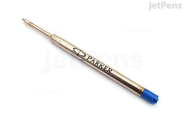 PARKER QUINKflow Ballpoint Pen Ink Refill, Fine Tip, Blue : :  Office Products