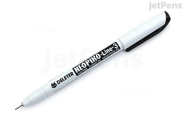 Deleter Line 3 Pen - mm - Black | JetPens