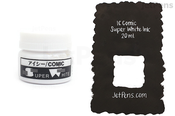 IC Comic Super White Ink - 20 ml Bottle | JetPens
