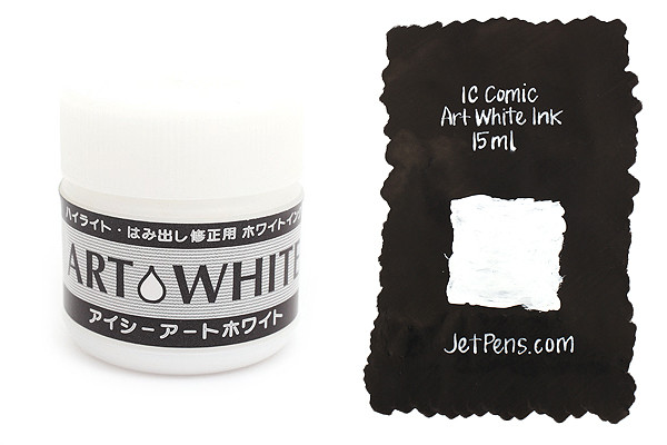 IC Comic Art White Ink - 15 ml Bottle - JetPens.com