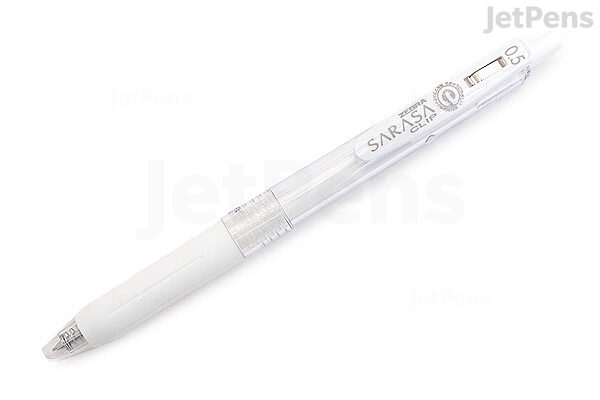 Zebra Sarasa Clip Gel Pen - 0.5 mm - Milk White