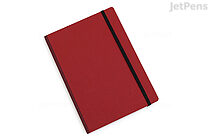 Clairefontaine Basics Life Unplugged Clothbound Notebook - 6" x 8.25" - Lined - Red - CLAIREFONTAINE 795462