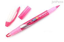 Uni Propus Window Q-Dry Double-Sided Highlighter - 4.0 mm / 0.6 mm - Pink - UNI PUS138T.13