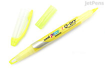 Uni Propus Window Q-Dry Double-Sided Highlighter - 4.0 mm / 0.6 mm - Yellow - UNI PUS138T.2