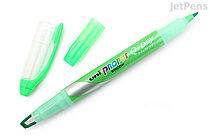 Uni Propus Window Q-Dry Double-Sided Highlighter - 4.0 mm / 0.6 mm - Green - UNI PUS138T.6