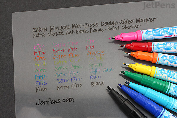 139-1130 FMP Wet Erase Markers, for use on black mark