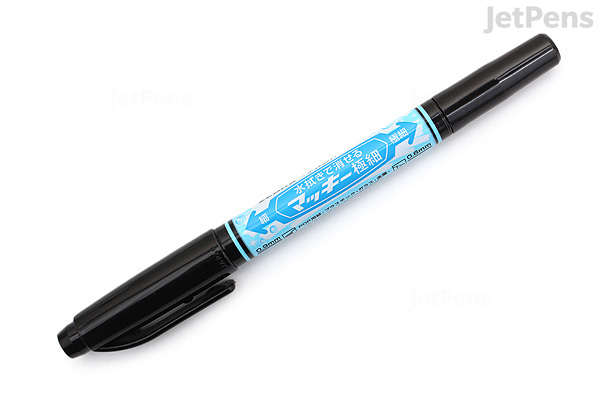 Zebra Mackee Wet-Erase Double-Sided Marker - Extra Fine