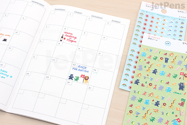 Midori Seal Collection Planner Stickers