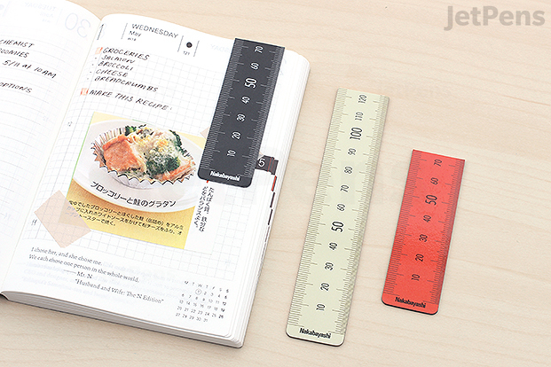 Nakabayashi Magnetic Bookmark Rulers