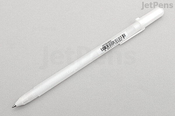 Sakura Gelly Roll White Pen Test - Inky Memo