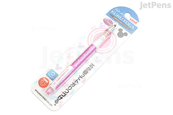 Uni Kuru Toga Auto Lead Rotation Mechanical Pencil - 0.5 mm - Disney Pink - UNI M5650DS1P.13