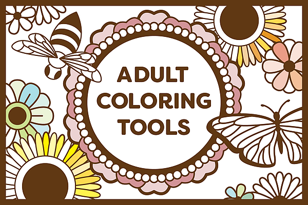  JetPens Adult Coloring Book Set