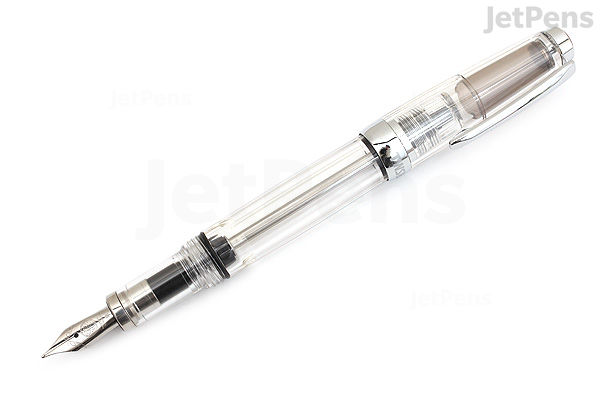 Twsbi Vac Mini Clear Fountain Pen - 1.1 Stub nib Twsbi Vac Mini Clear Fountain Pen - 1.1 Stub nib