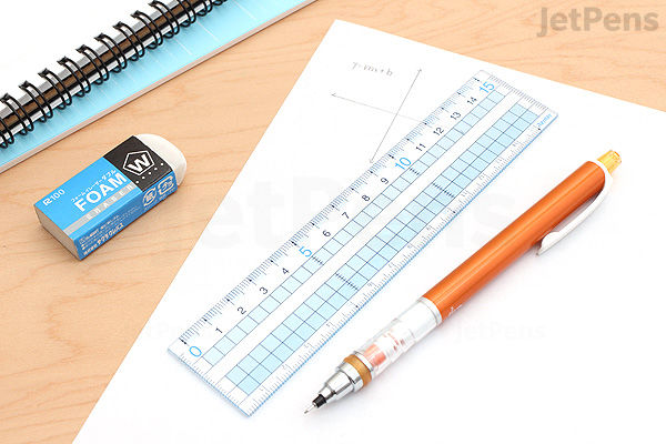 Raymay Easy to See Grid Ruler - 15 cm | JetPens