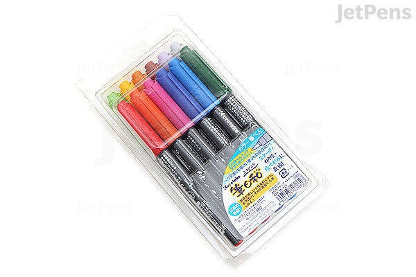 Zig Fudebiyori Brush Pen Set of 48 w/ Case