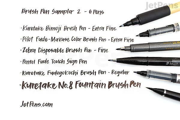 JetPens.com - Zebra Disposable Brush Pen - Fine