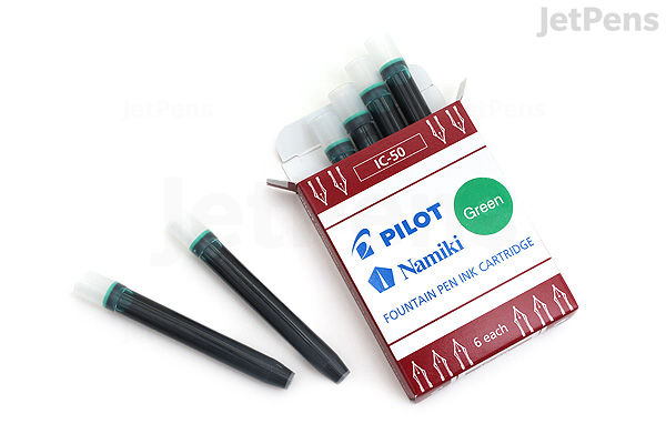 Pilot Namiki Green Ink Cartridges JetPens - Main Image