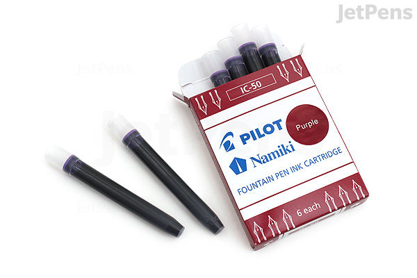 Pilot Namiki Purple Ink Cartridges JetPens