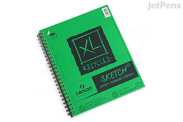 Vintage Canson sketch XL series 9x12 50 lb Sketchbook Recycled NOS Unused