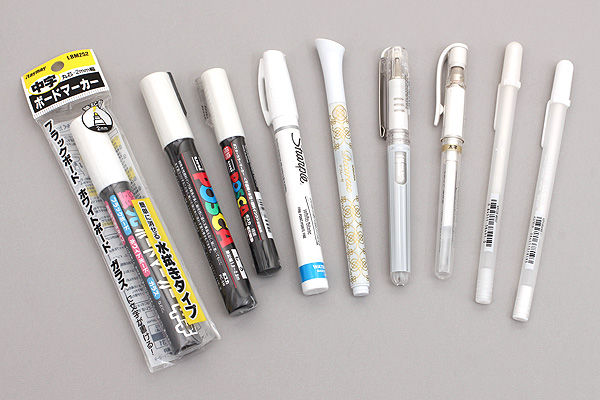 JetPens White Ink Pen Sampler - JetPens.com