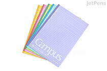 Kokuyo Campus Notebook - Semi B5 - Dotted 7 mm Rule - Pack of 5 Colors - KOKUYO 3CATNX5