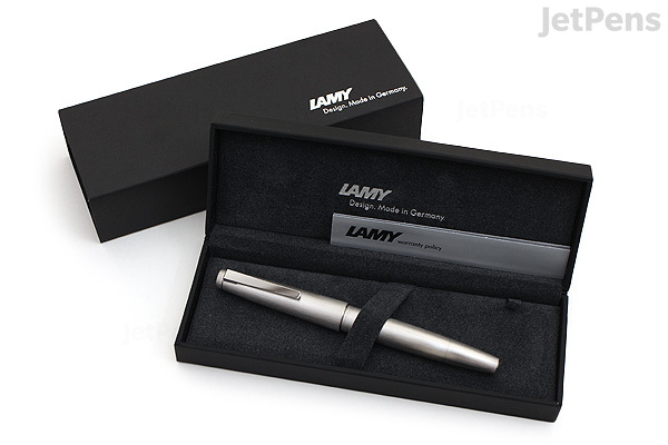 Lamy 2000 Fountain Pen - Stainless Steel Silver - Medium Nib - JetPens.com