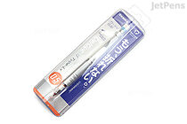 Zebra DelGuard Type-Lx Mechanical Pencil - 0.5 mm - White - ZEBRA P-MA86-W