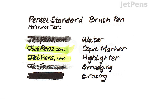 10 Sets Pentel Brush Pen Quick Dry Brush Extra Fine Black XFPD5F
